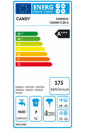 Lave-linge hublot CANDY CBWM712D-S