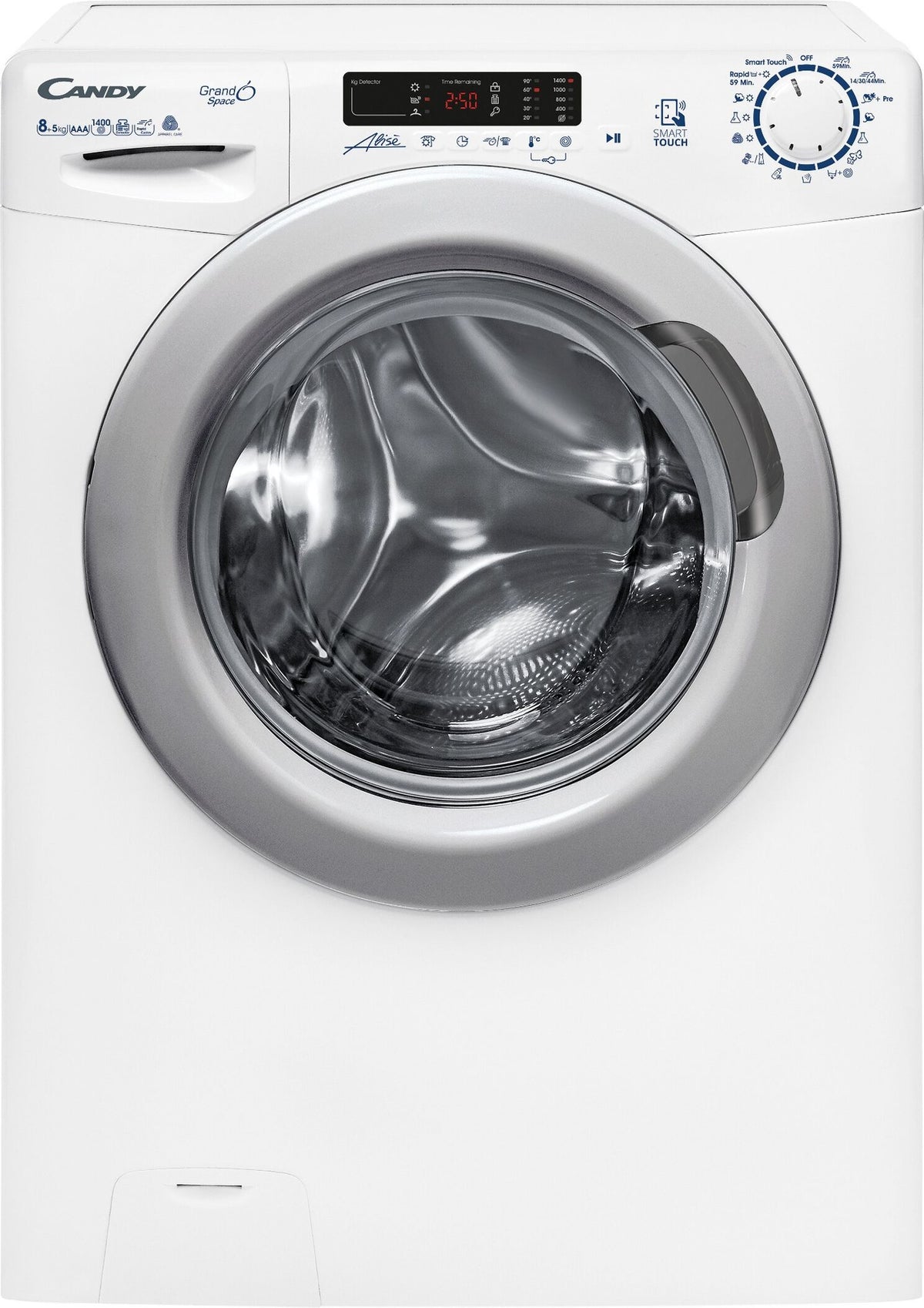 Lave-linge sechant CANDY HGSW485DSW/1-S