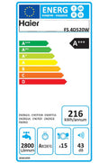 Lave-vaisselle pose libre HAIER FS4D520W