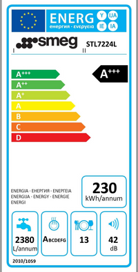 Lave-vaisselle Encastrable 13 couverts Reconditionné SMEG STL7224L