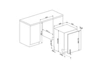 Lave-vaisselle Encastrable 14 couverts Reconditionné SMEG STL322BQLFR