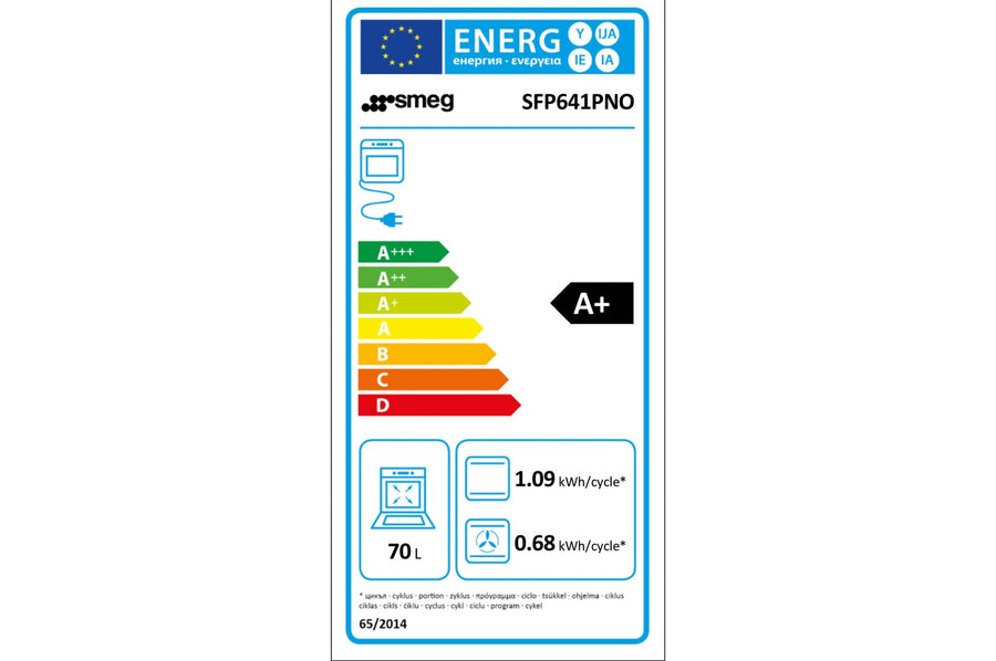 Four chaleur tournante SMEG SFP641PNO