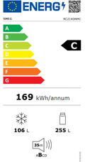 Réfrigérateur avec congélateur SMEG RC21KDNMC