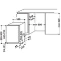 Lave-vaisselle encastrable HOTPOINT HIO 3C24 F