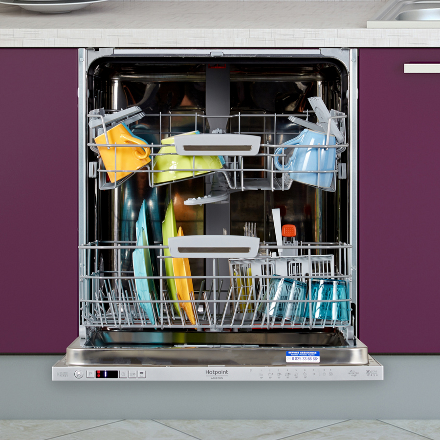 Lave-vaisselle encastrable HOTPOINT HIO-3T21-W-E