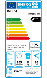 Seche-linge pompe à chaleur INDESIT YTM1183XFR