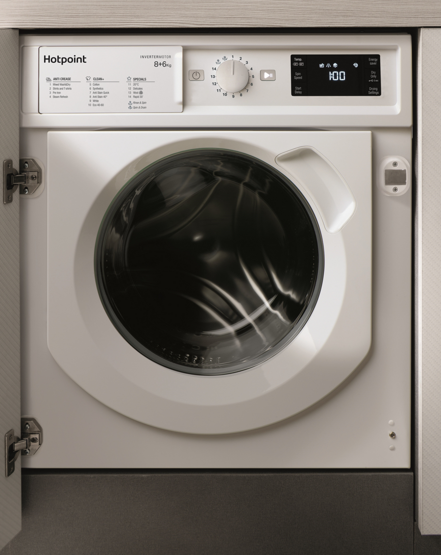 Lave-linge sechant HOTPOINT BI WDHG 861484 EU