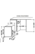 Lave-vaisselle encastrable HOTPOINT HIO3T141W