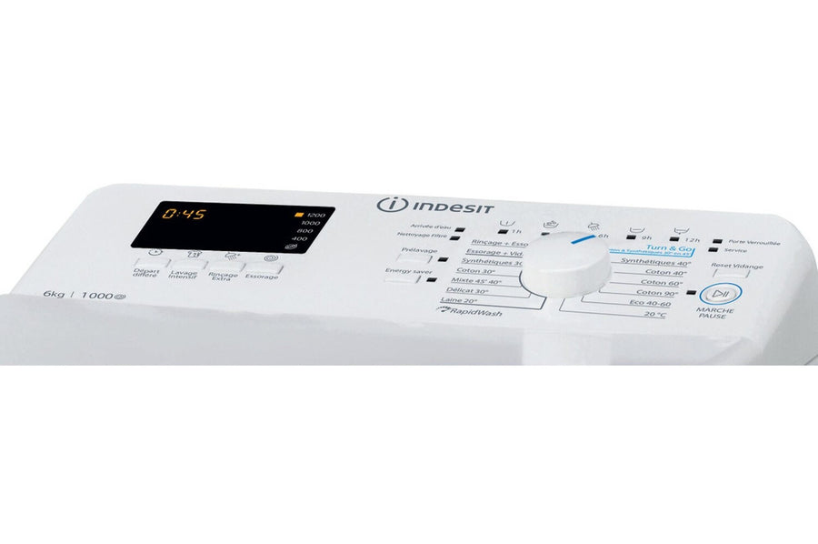 Lave-linge top INDESIT BTWS60300FR/N