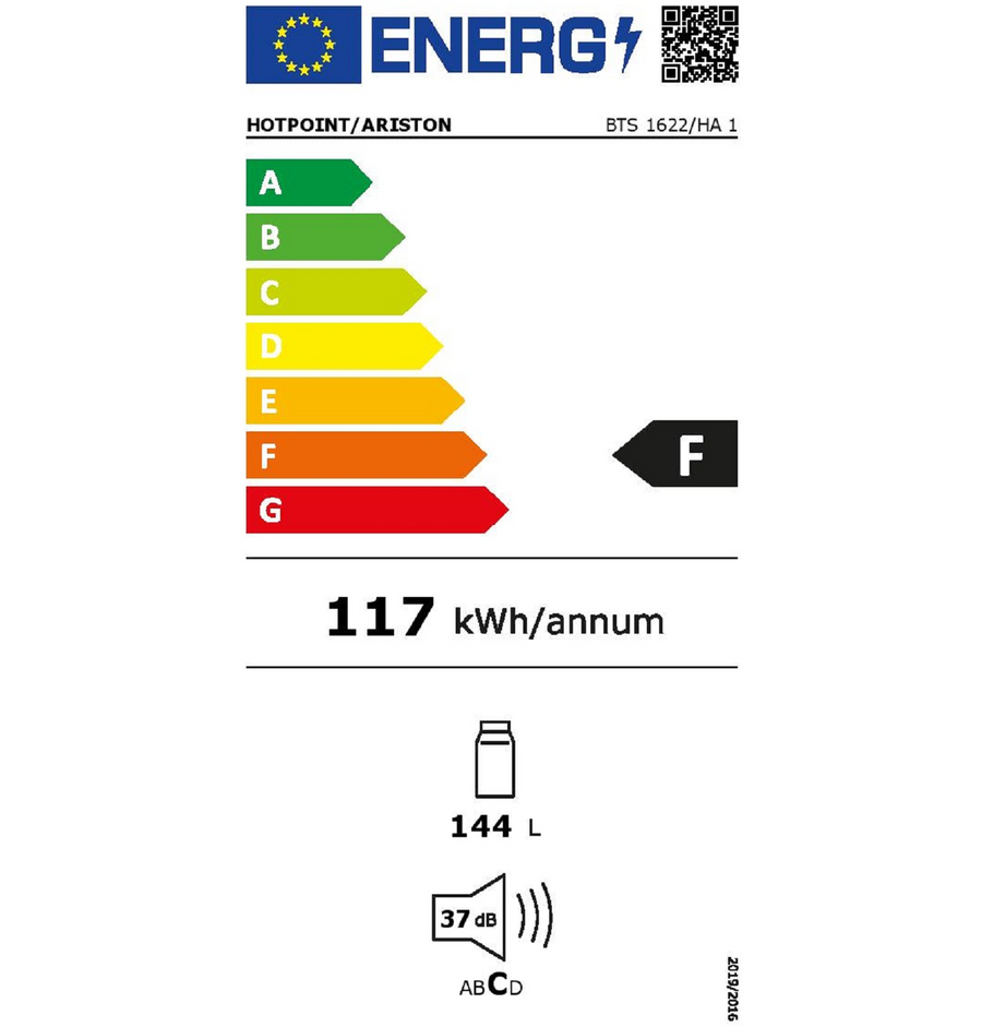 Réfrigérateur compact HOTPOINT BTS 1622/HA 1