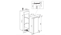 Réfrigérateur encastrable HOTPOINT ZSB 18011