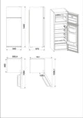 Réfrigérateur avec congélateur INDESIT I55TM4110W1
