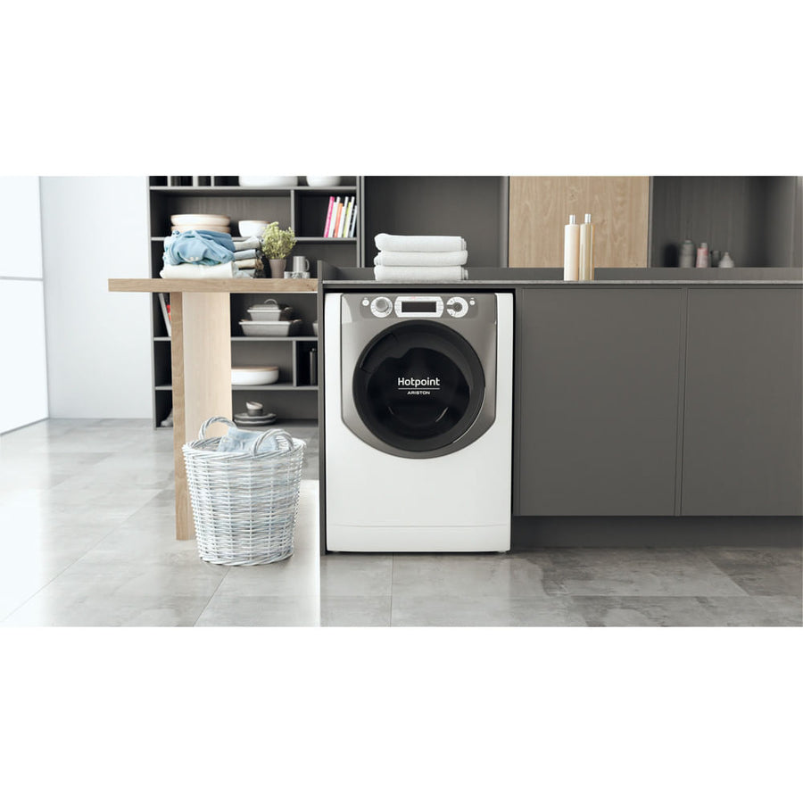 Lave-linge hublot HOTPOINT AQ104D497SDEU/BN