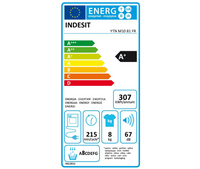 Seche-linge Pompe à Chaleur 8 kg Neuf INDESIT YTNM1081FR