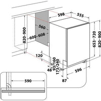 Lave-vaisselle encastrable INDESIT D2IHD526A