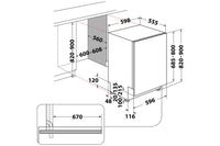 Lave-vaisselle encastrable INDESIT D2IHD526AS