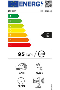 Lave-vaisselle encastrable INDESIT D2IHD526AS