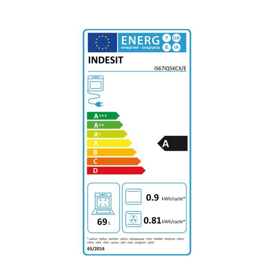 Cuisinière à induction INDESIT IS67IQ5KCX/E