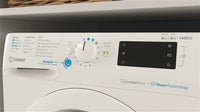 Lave-linge sechant INDESIT BDE86435WVFR