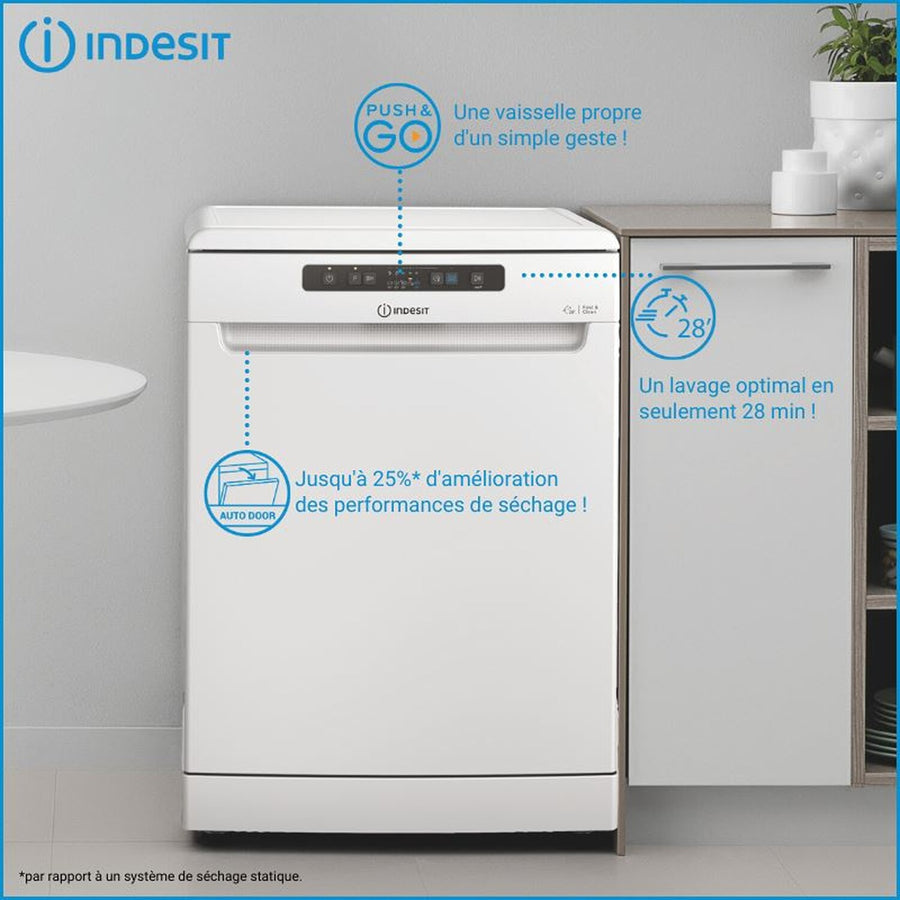 Lave-vaisselle pose libre INDESIT I3F L634O