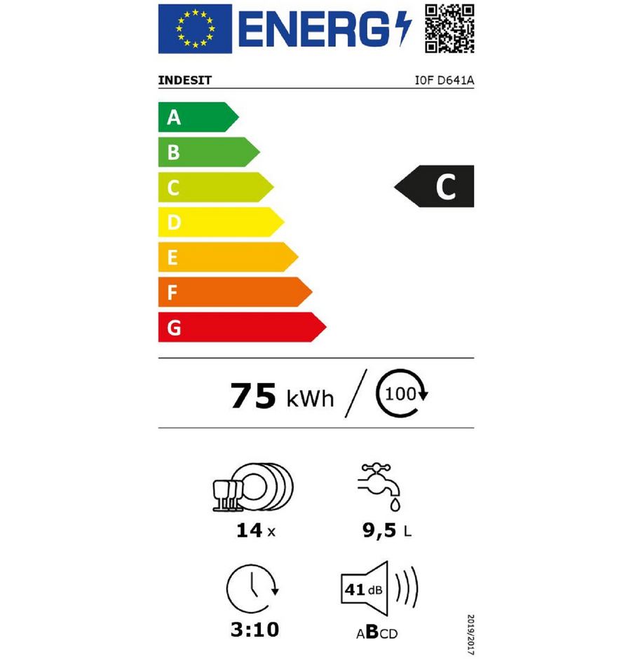 Lave-vaisselle pose libre INDESIT I0FD641A
