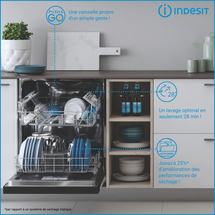 Lave-vaisselle encastrable INDESIT IN2PC14BN70B