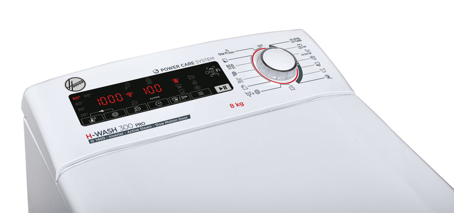 Lave-linge top HOOVER H3TFSMP48TAMCE-S