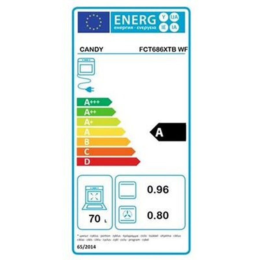 Four chaleur tournante CANDY FCT686XTB WF