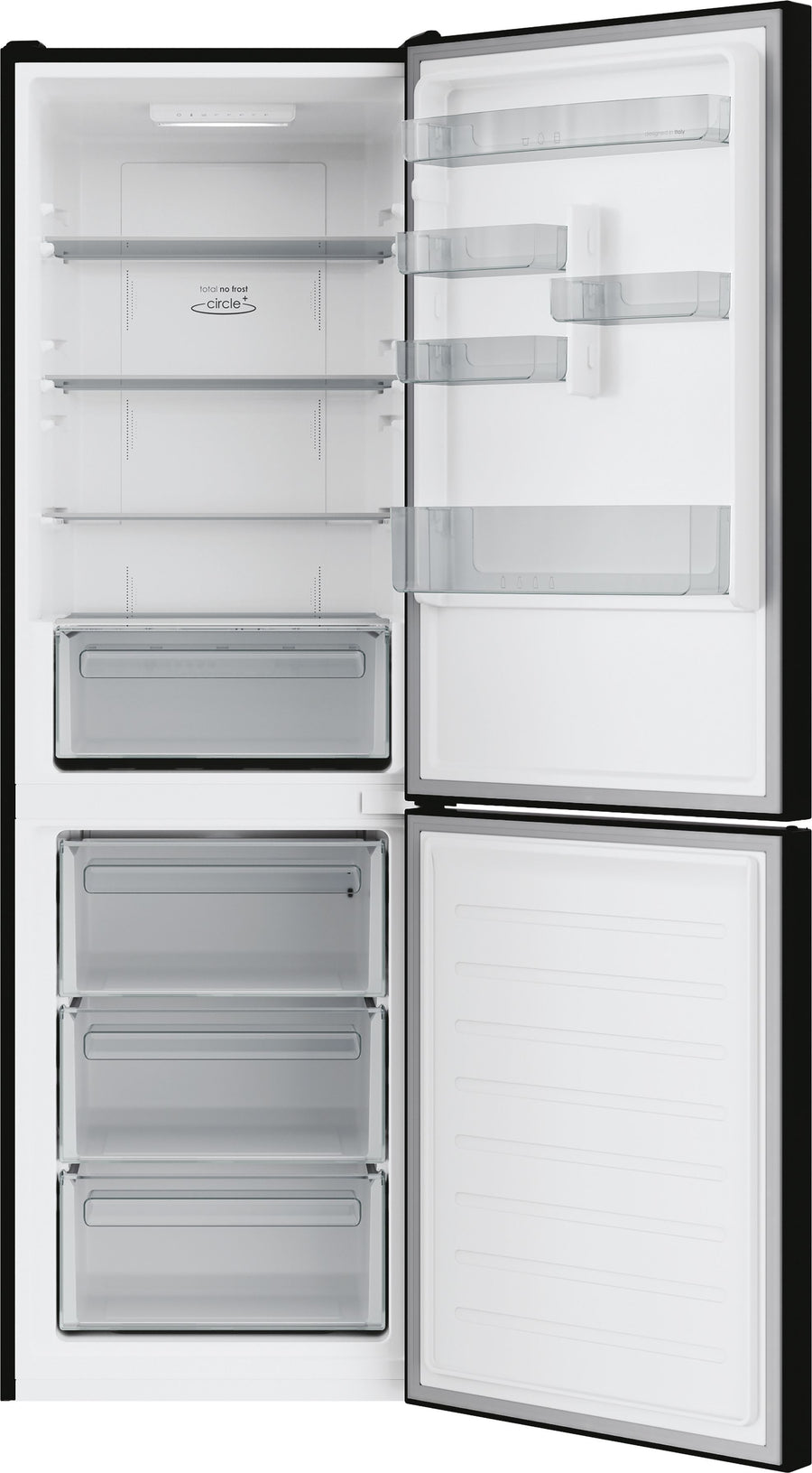 Réfrigérateur avec congélateur CANDY CCE4T618EB