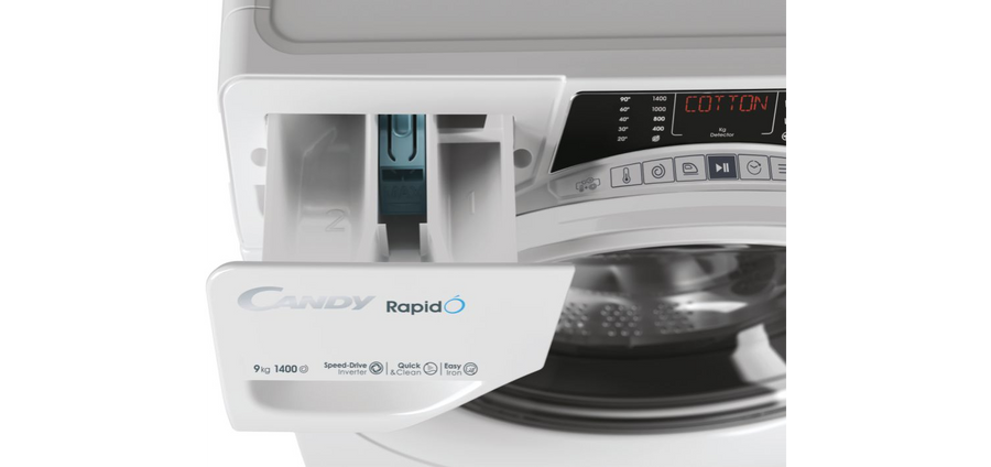 Lave-linge hublot CANDY RO1496DWMT