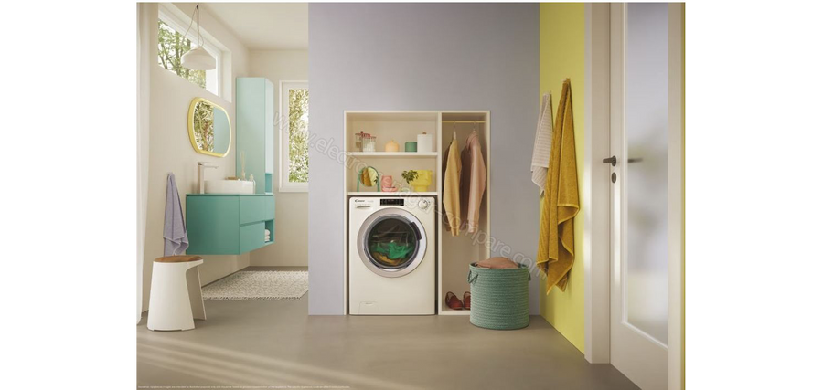 Lave-linge hublot CANDY CSO5106TWMC/1-S
