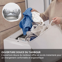 Lave-linge top HAIER THASN2856TM4-S