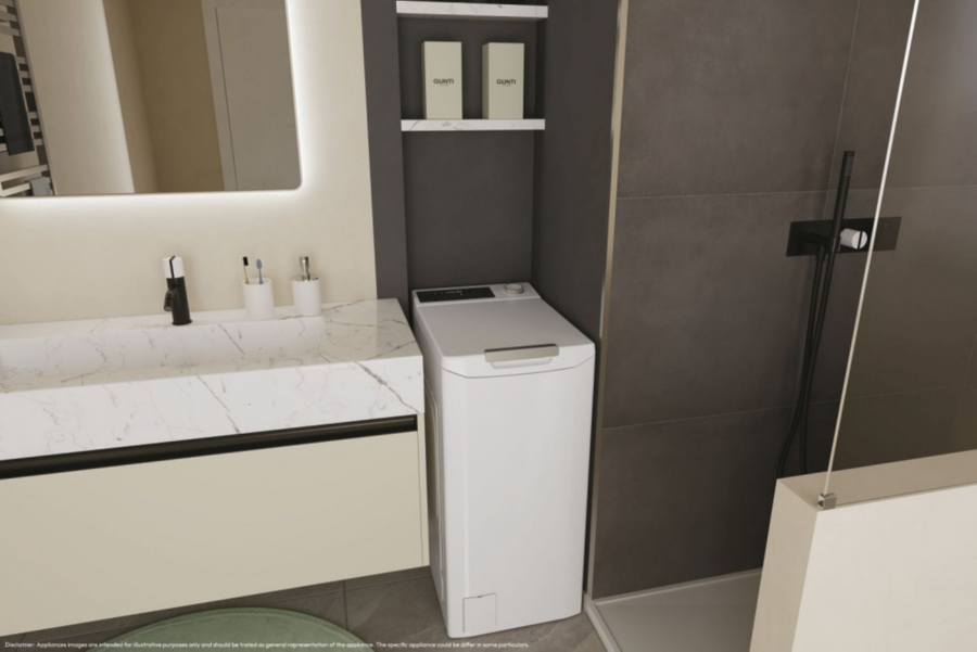 Lave-linge top CANDY TCA474TM5-S