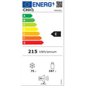 Réfrigérateur avec congélateur CHIQ FBM260L