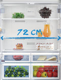 Réfrigérateur avec congélateur BEKO GNE60521X