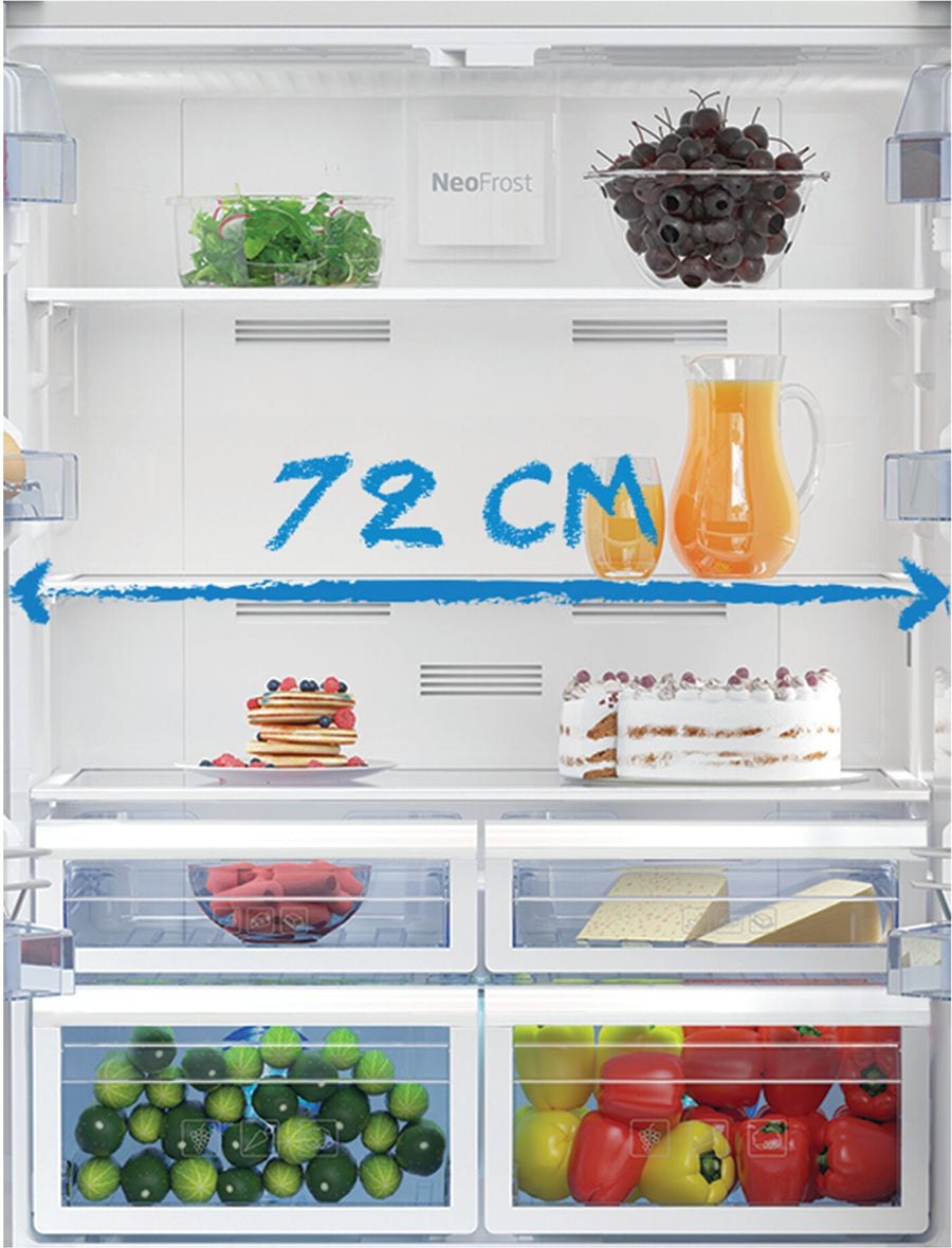 Réfrigérateur avec congélateur BEKO GNE60521X