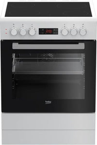 Cuisinière vitrocéramique BEKO FSE67300WCS