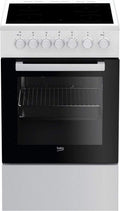 Cuisinière vitrocéramique BEKO FSS57100GW