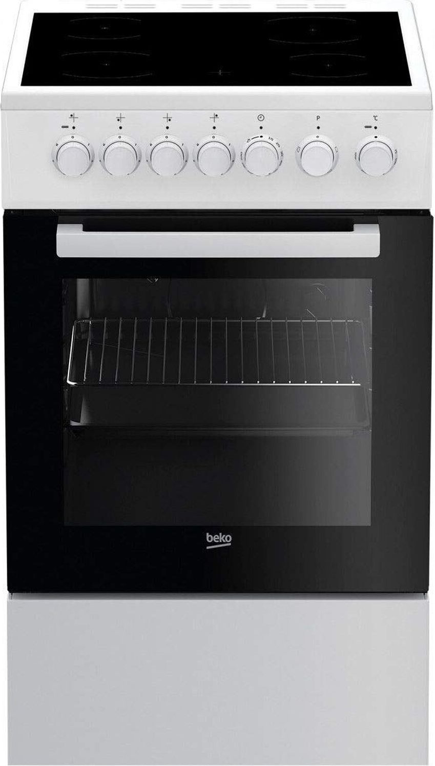 Cuisinière vitrocéramique BEKO FSS57100GW