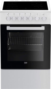 Cuisinière vitrocéramique BEKO FSS57100GW