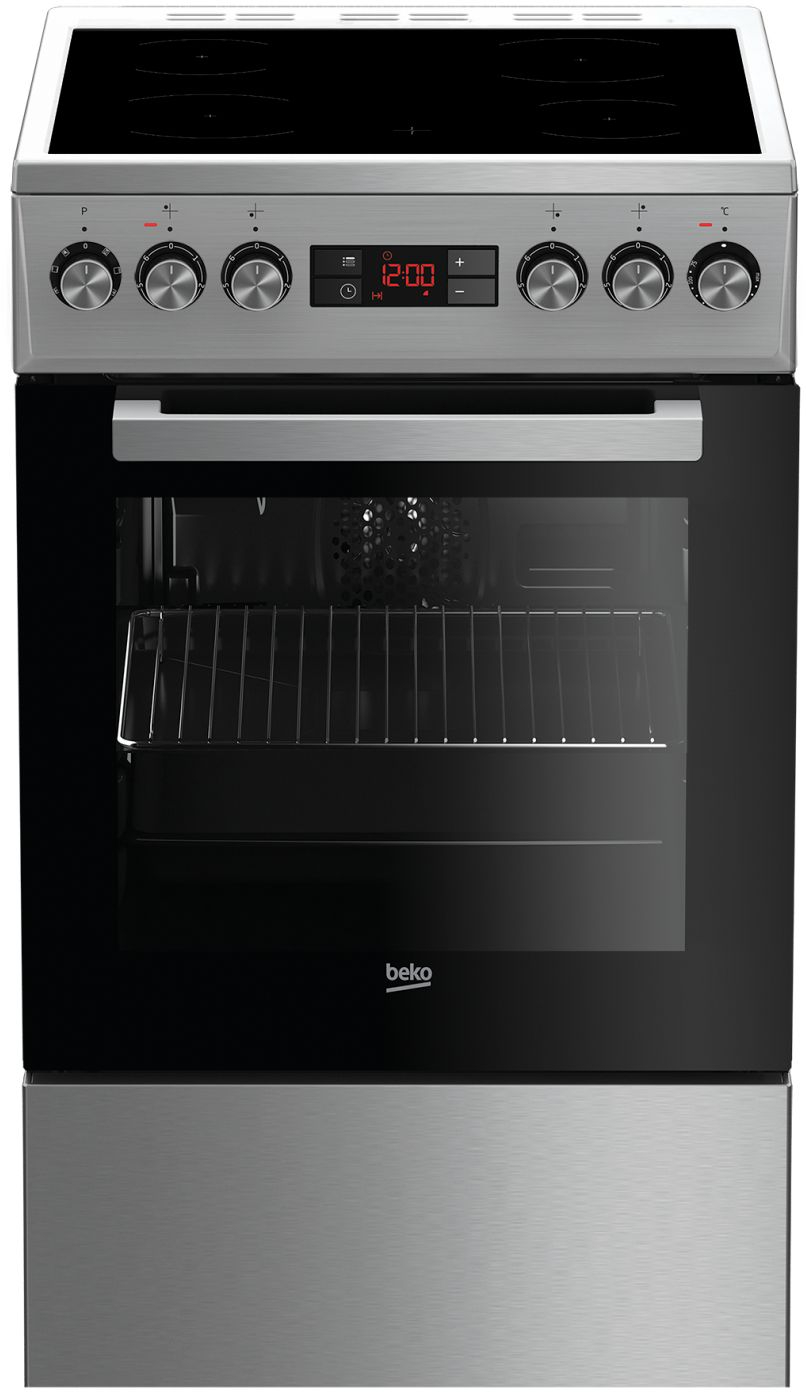 Cuisinière vitrocéramique BEKO FSE57300GX