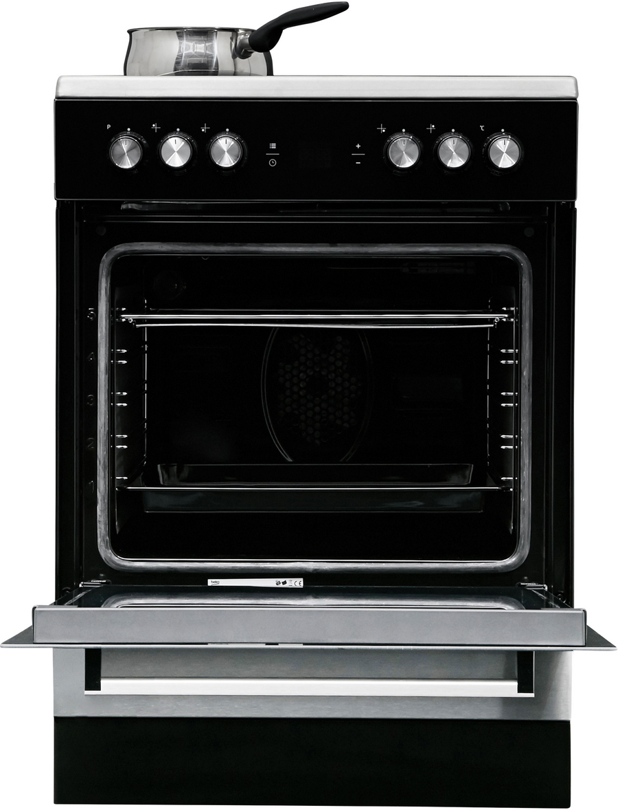 Cuisinière vitrocéramique BEKO FSE67301XCS