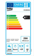 Lave-vaisselle pose libre BEKO DF18DN44A