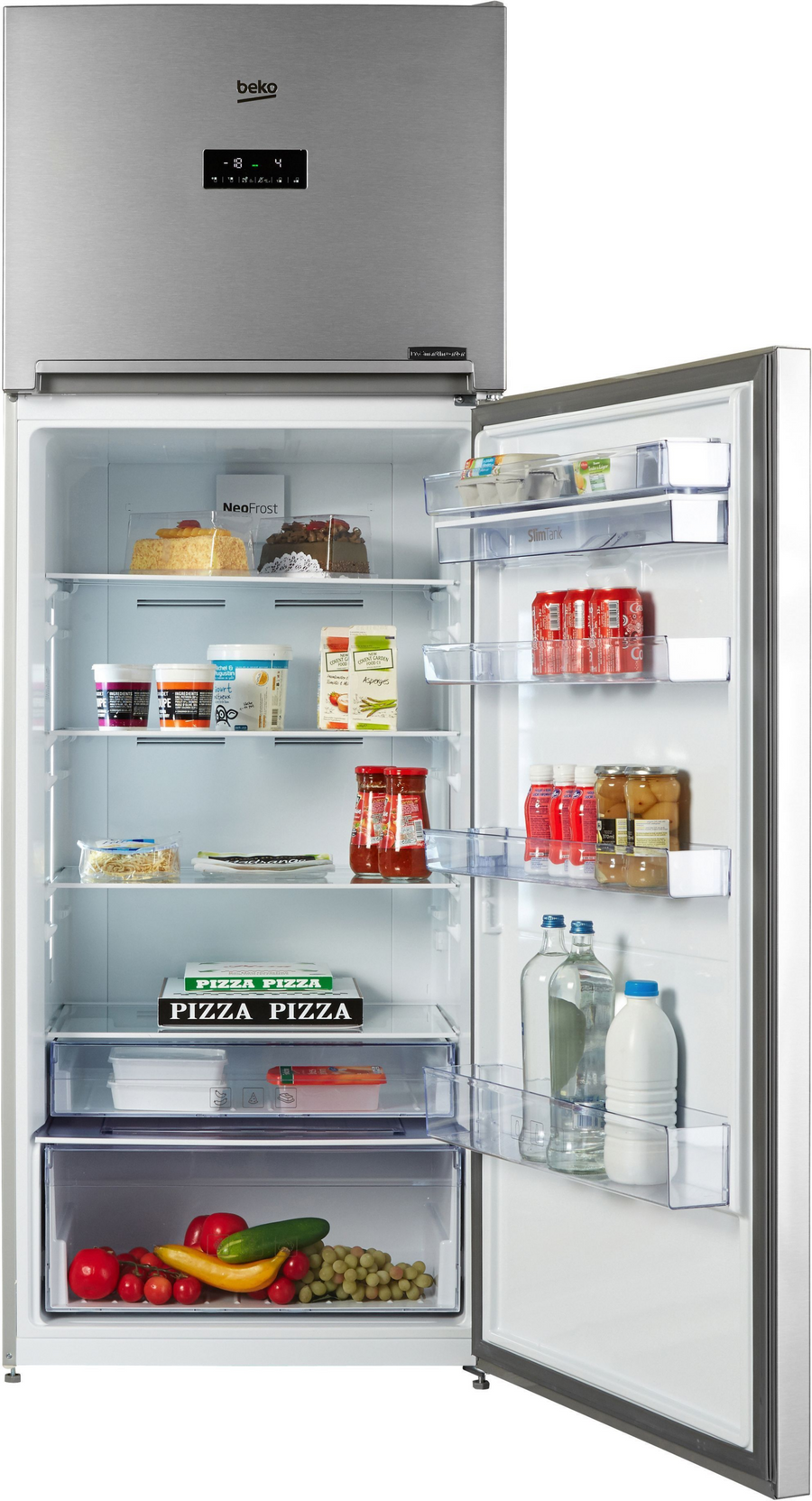 Réfrigérateur avec congélateur BEKO RDNE535E30DZXB