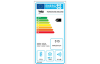 Réfrigérateur avec congélateur BEKO RDNE535E30DZXB