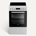 Cuisinière vitrocéramique BEKO FSE57302GWC