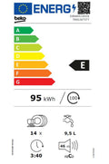 Lave-vaisselle encastrable BEKO DIN46423DOS