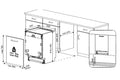 Lave-vaisselle encastrable BEKO DIN46423DOS