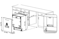 Lave-vaisselle encastrable BEKO DIN46423DOS