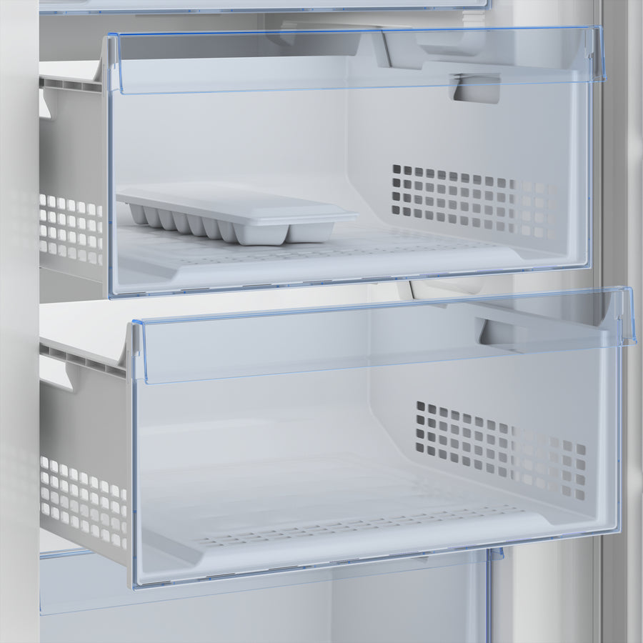 Congélateur armoire BEKO RFNE448E45W